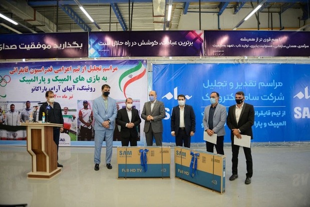 مراسم تجلیل از تیم اعزامی قایقرانی به المپیک و پارالمپیک برگزار شد 